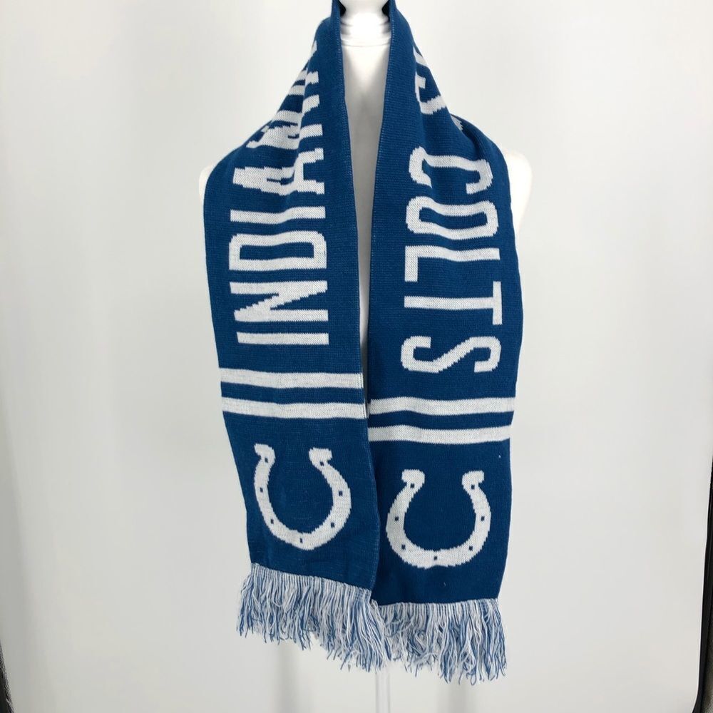 ‎NFL Indianapolis Colts Knit Fringe Scarf
